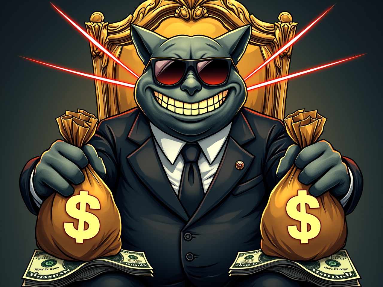 BlackRock Memecoin Mascot
